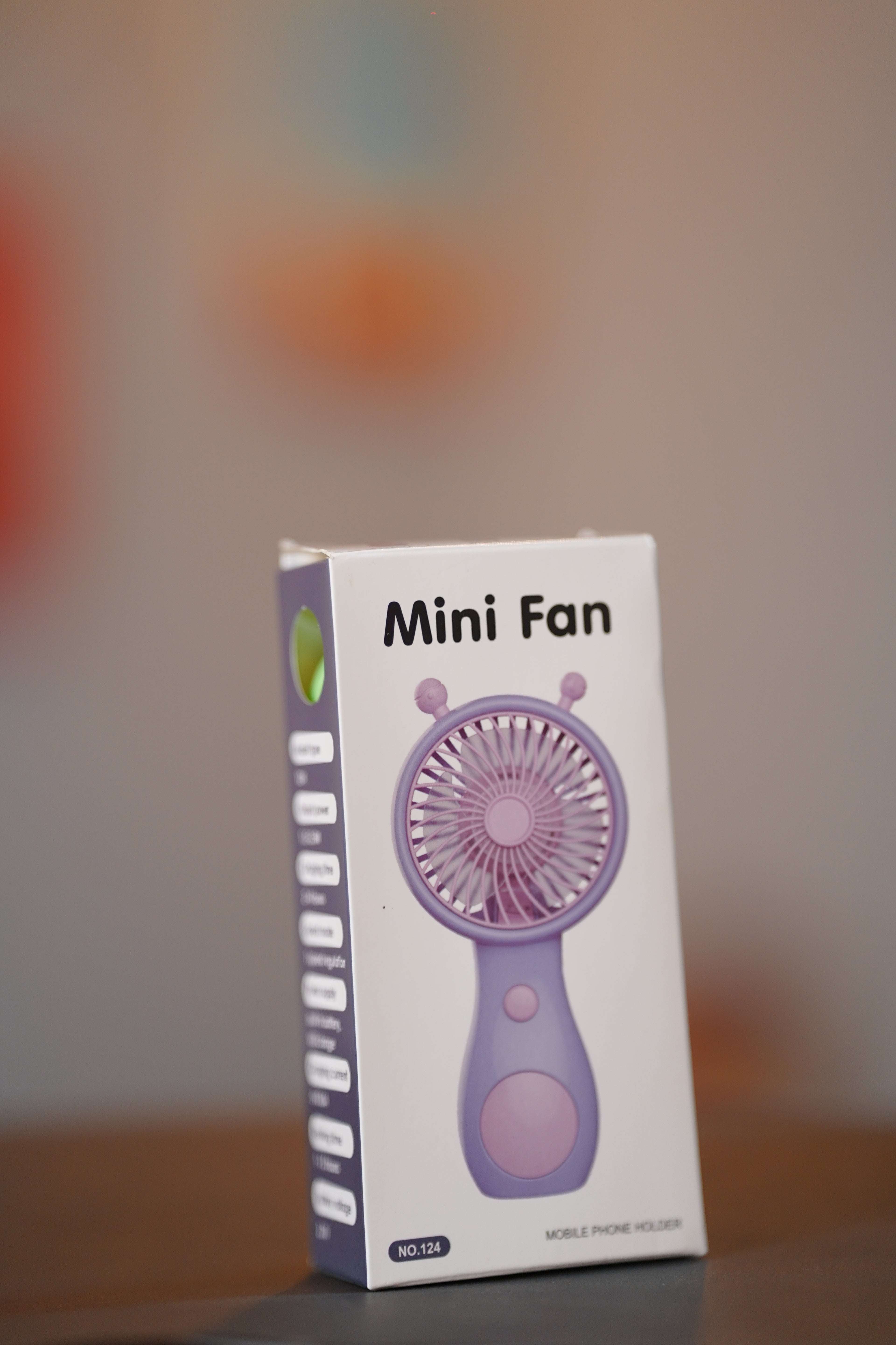 Cute Green Portable Mini Handheld Fan – USB Rechargeable Personal Cooling Fan