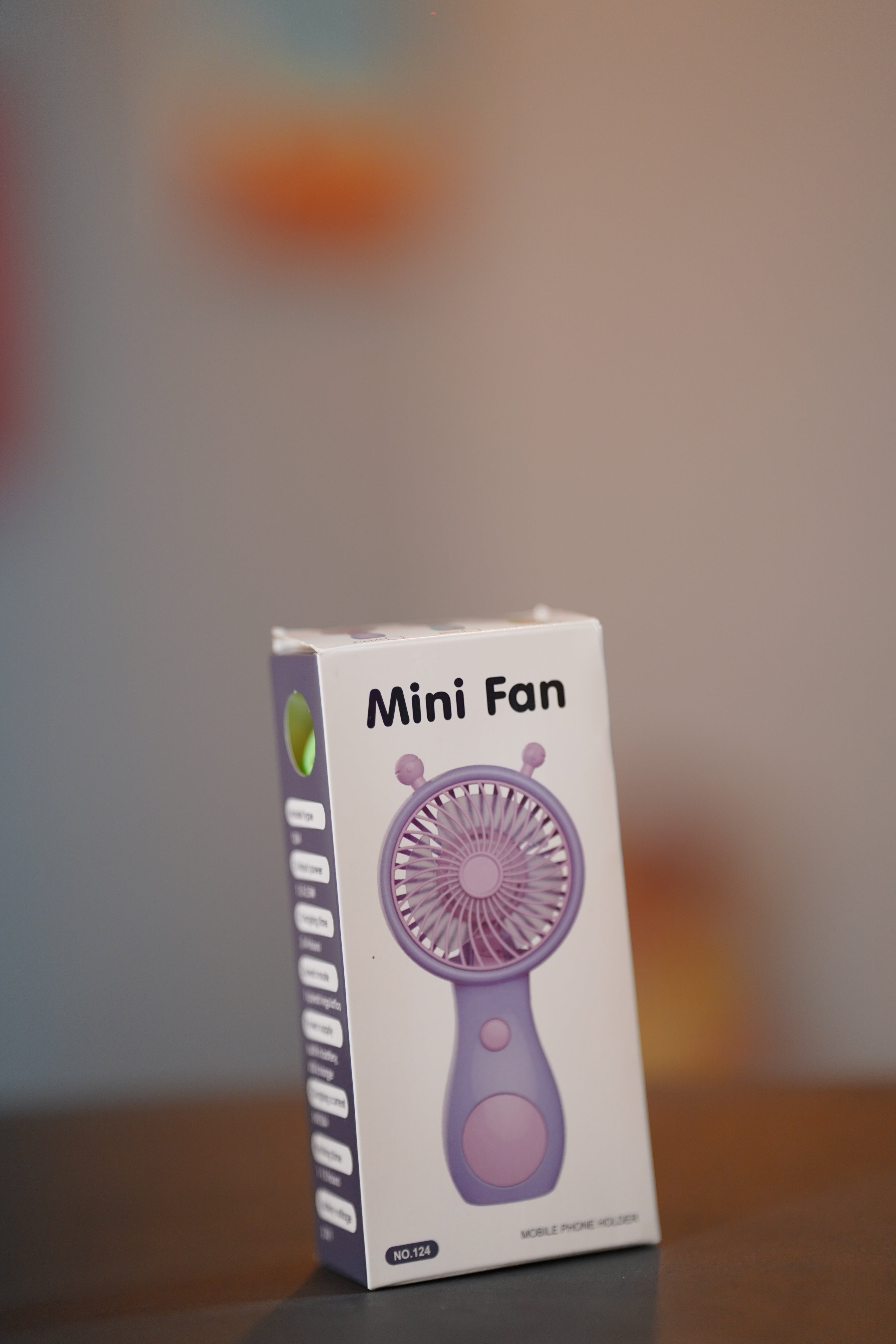Cute Green Portable Mini Handheld Fan – USB Rechargeable Personal Cooling Fan