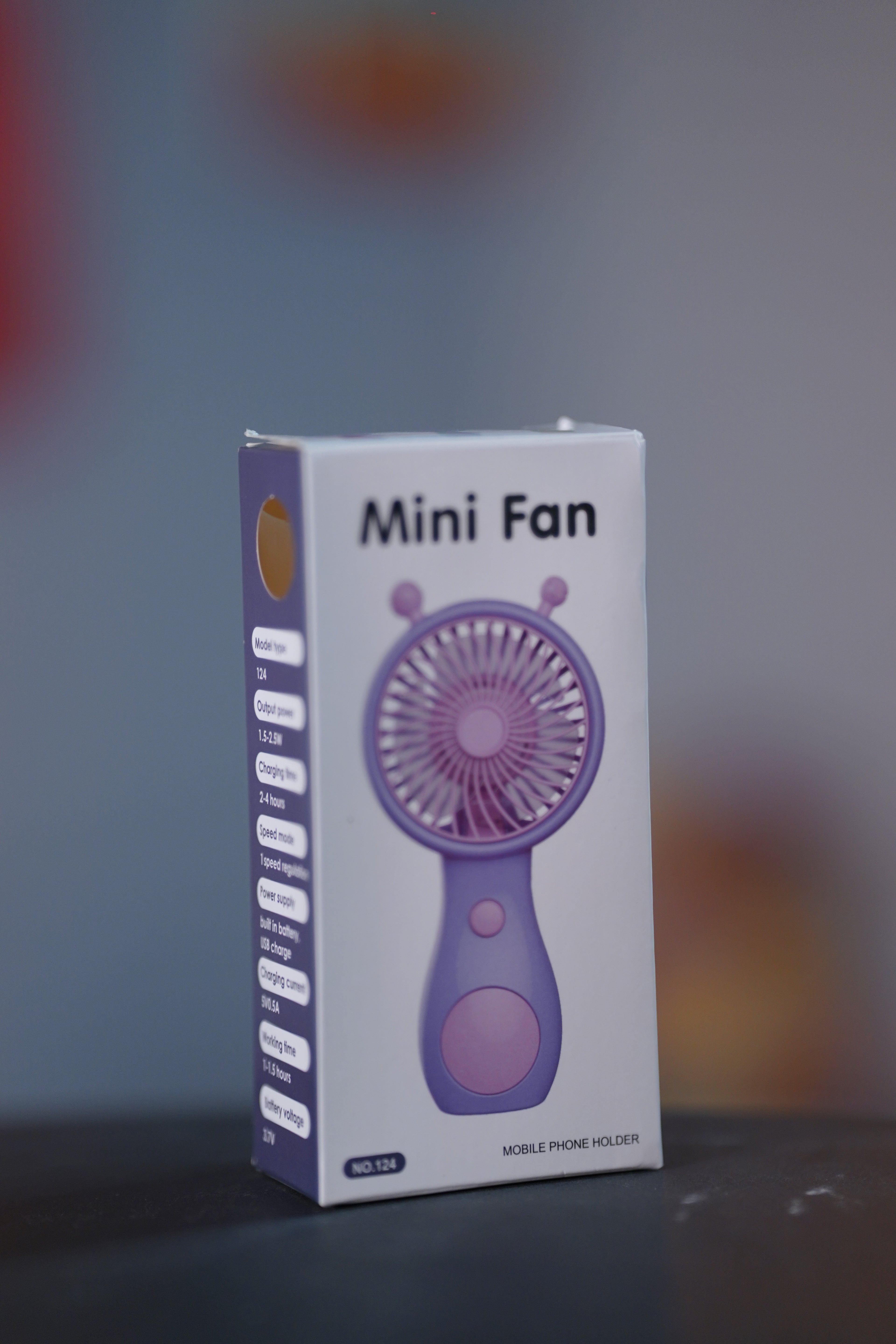 Cute Green Portable Mini Handheld Fan – USB Rechargeable Personal Cooling Fan