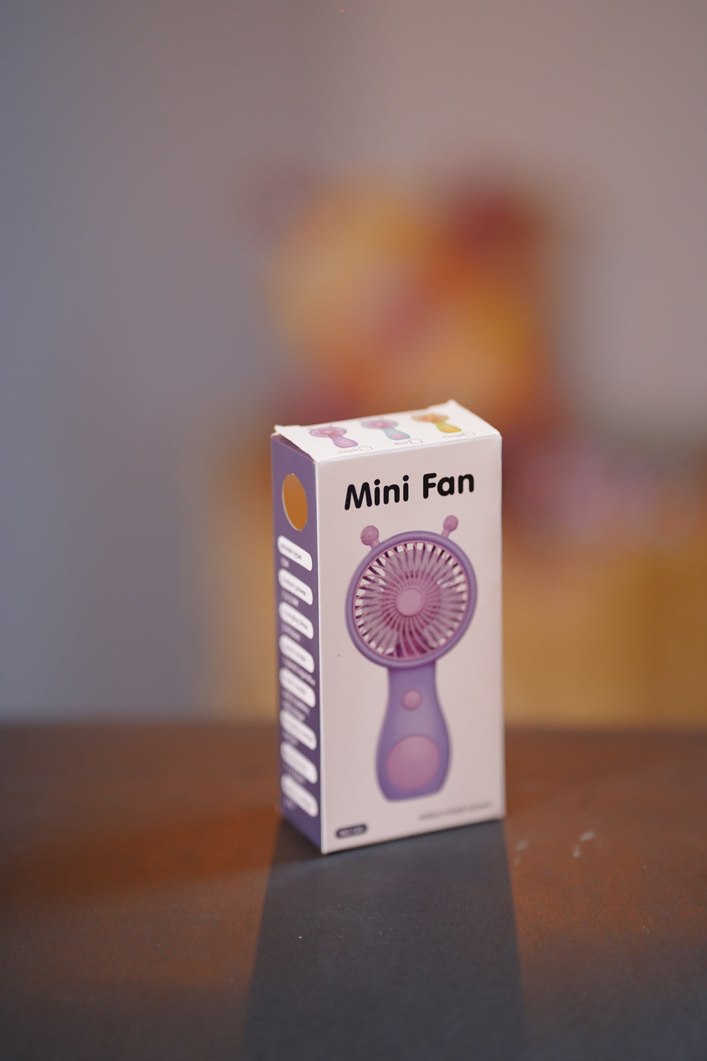 Cute Green Portable Mini Handheld Fan – USB Rechargeable Personal Cooling Fan