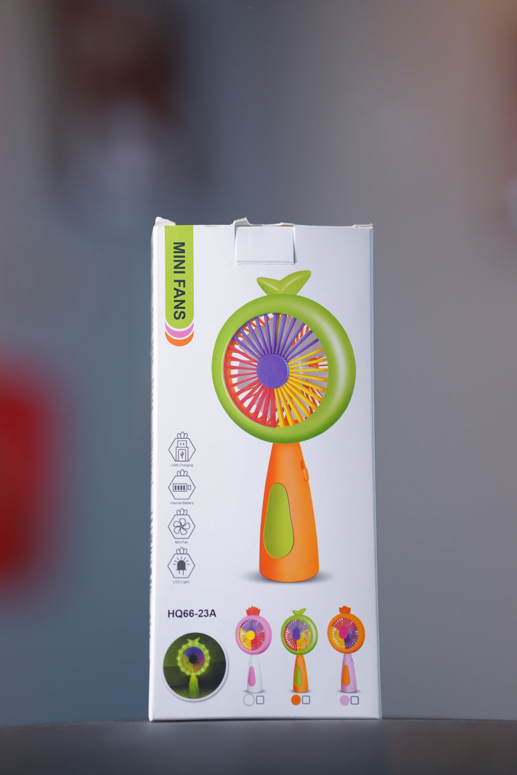 Rainbow Mini Handheld Fan