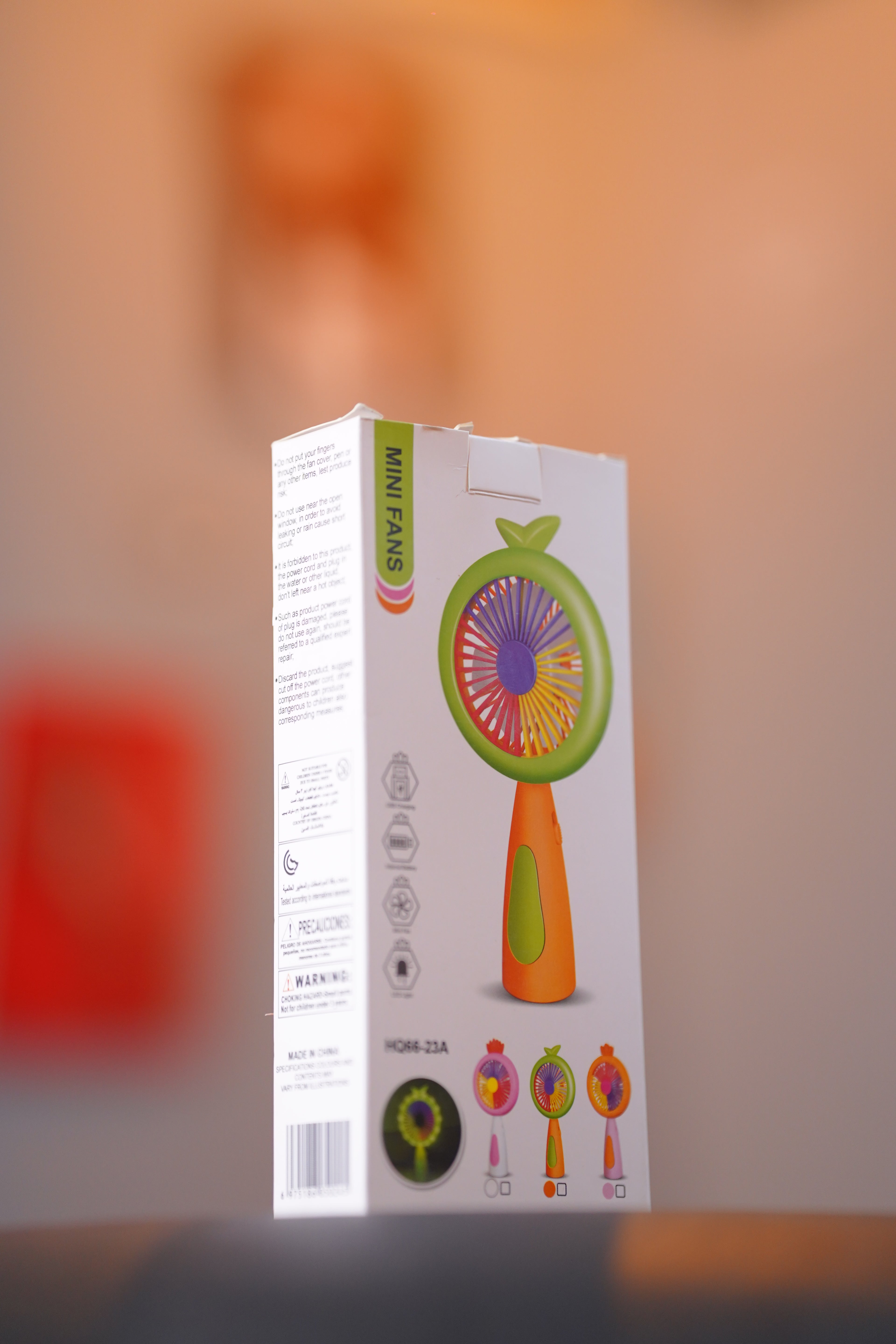 Rainbow Mini Handheld Fan
