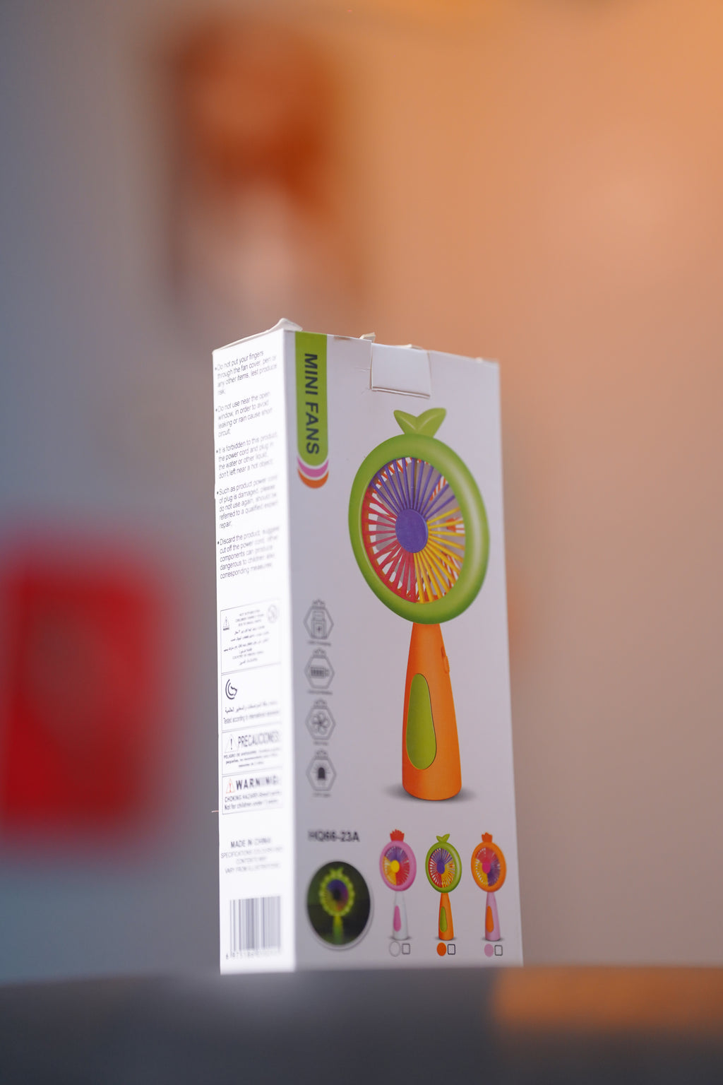 Rainbow Mini Handheld Fan