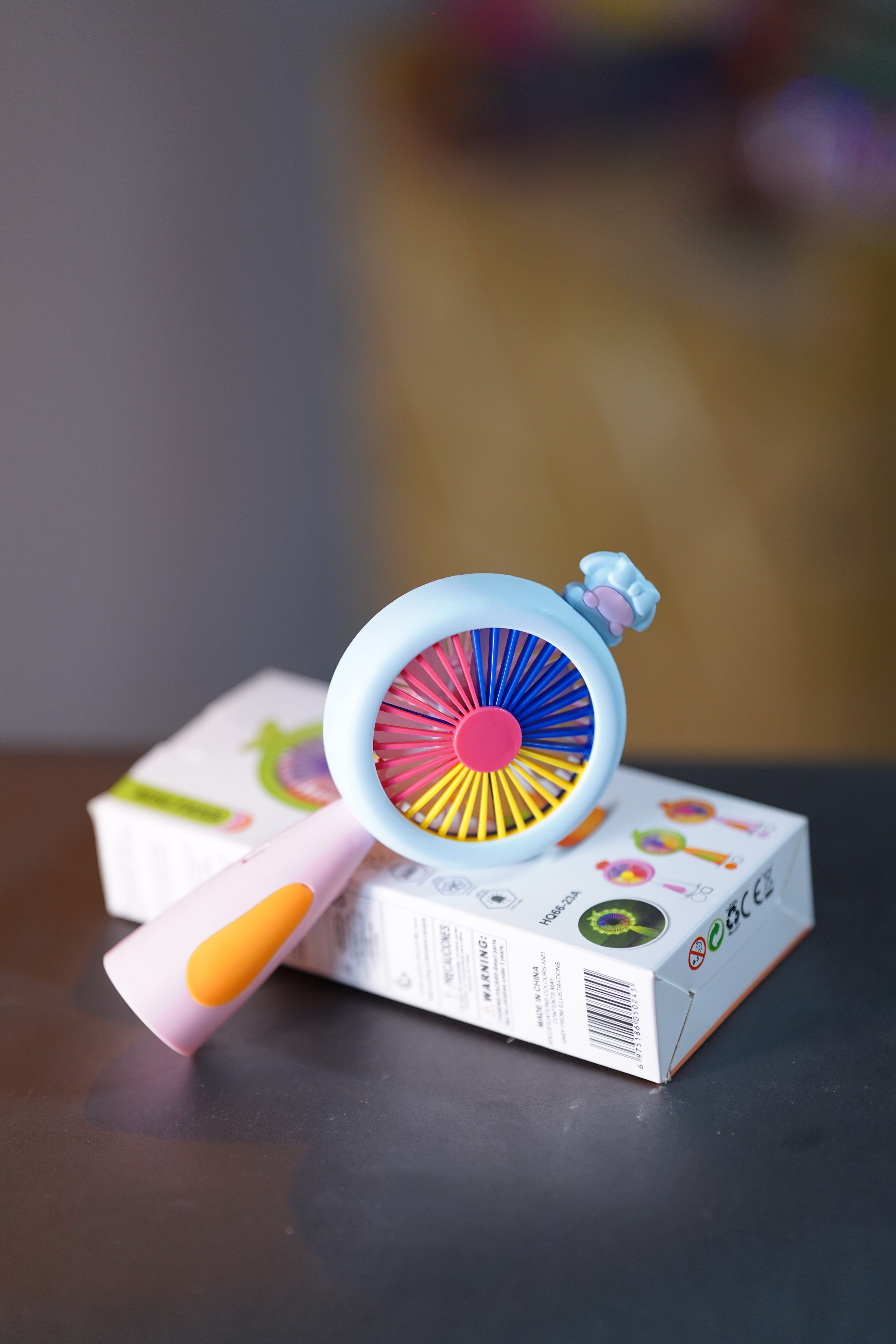 Rainbow Mini Handheld Fan