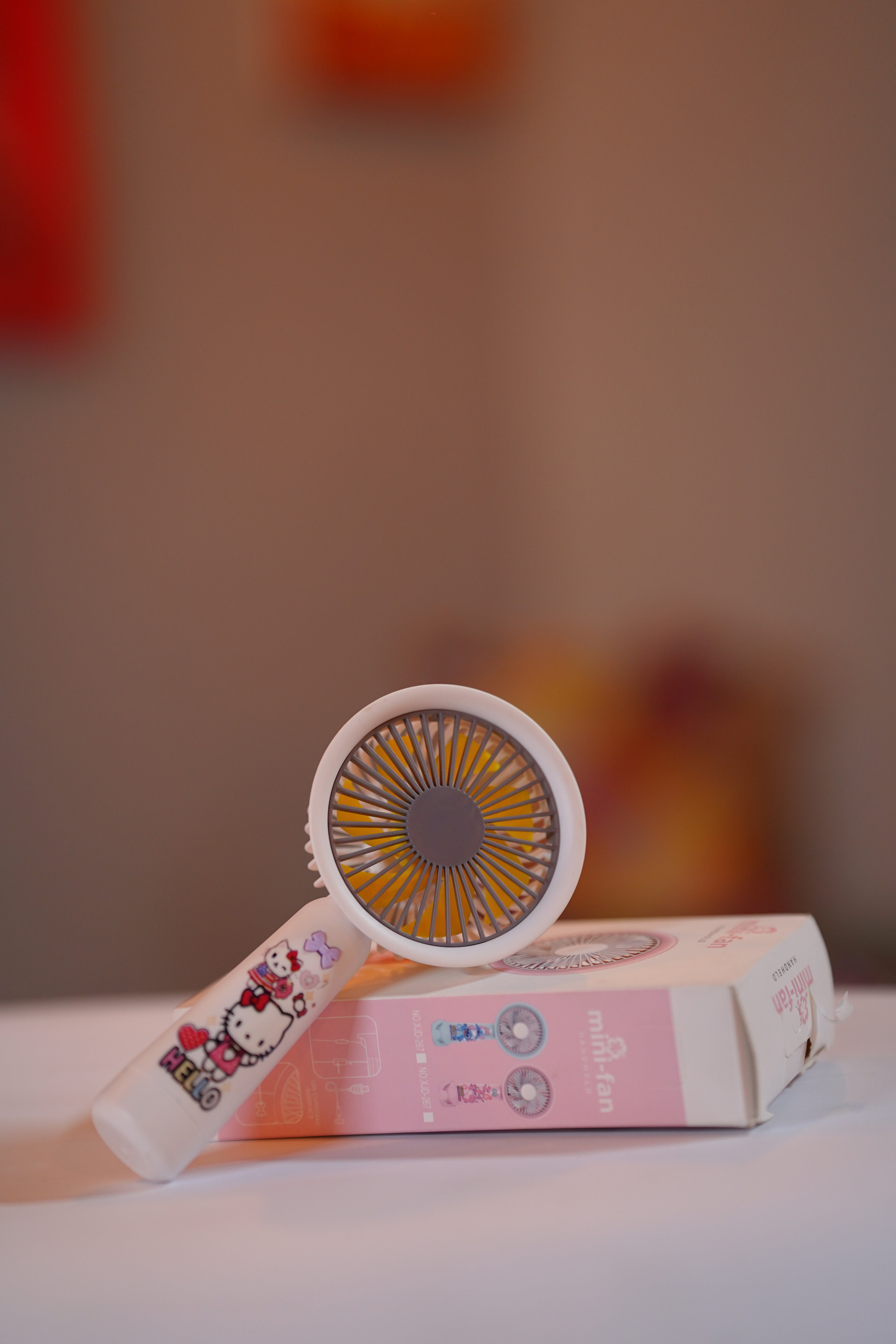 Hello Kitty-themed portable mini fan