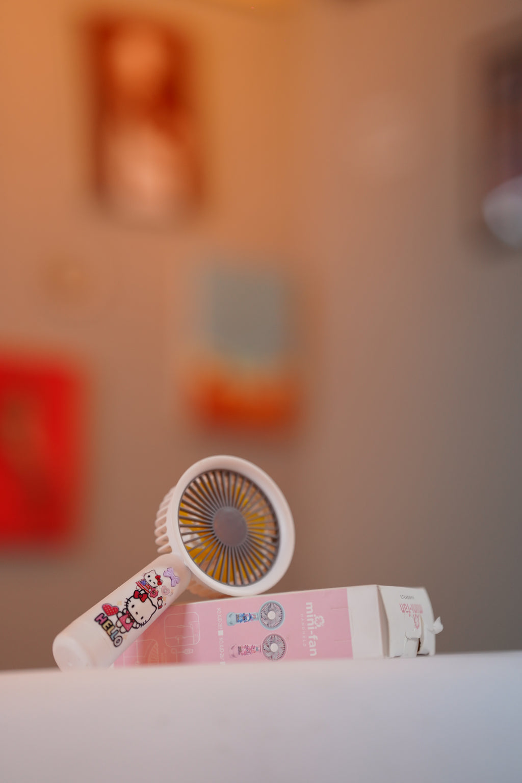 Hello Kitty-themed portable mini fan