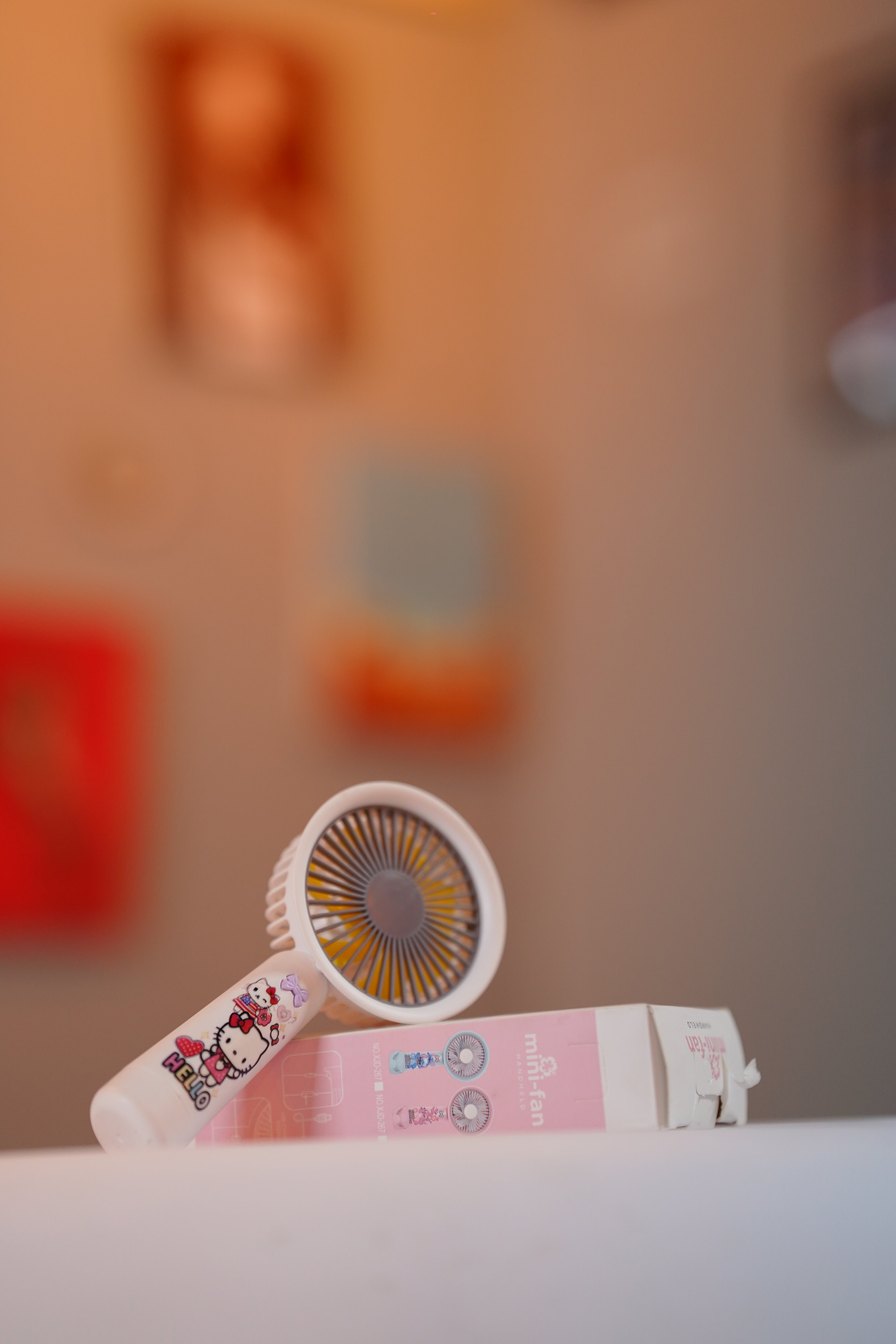 Hello Kitty-themed portable mini fan