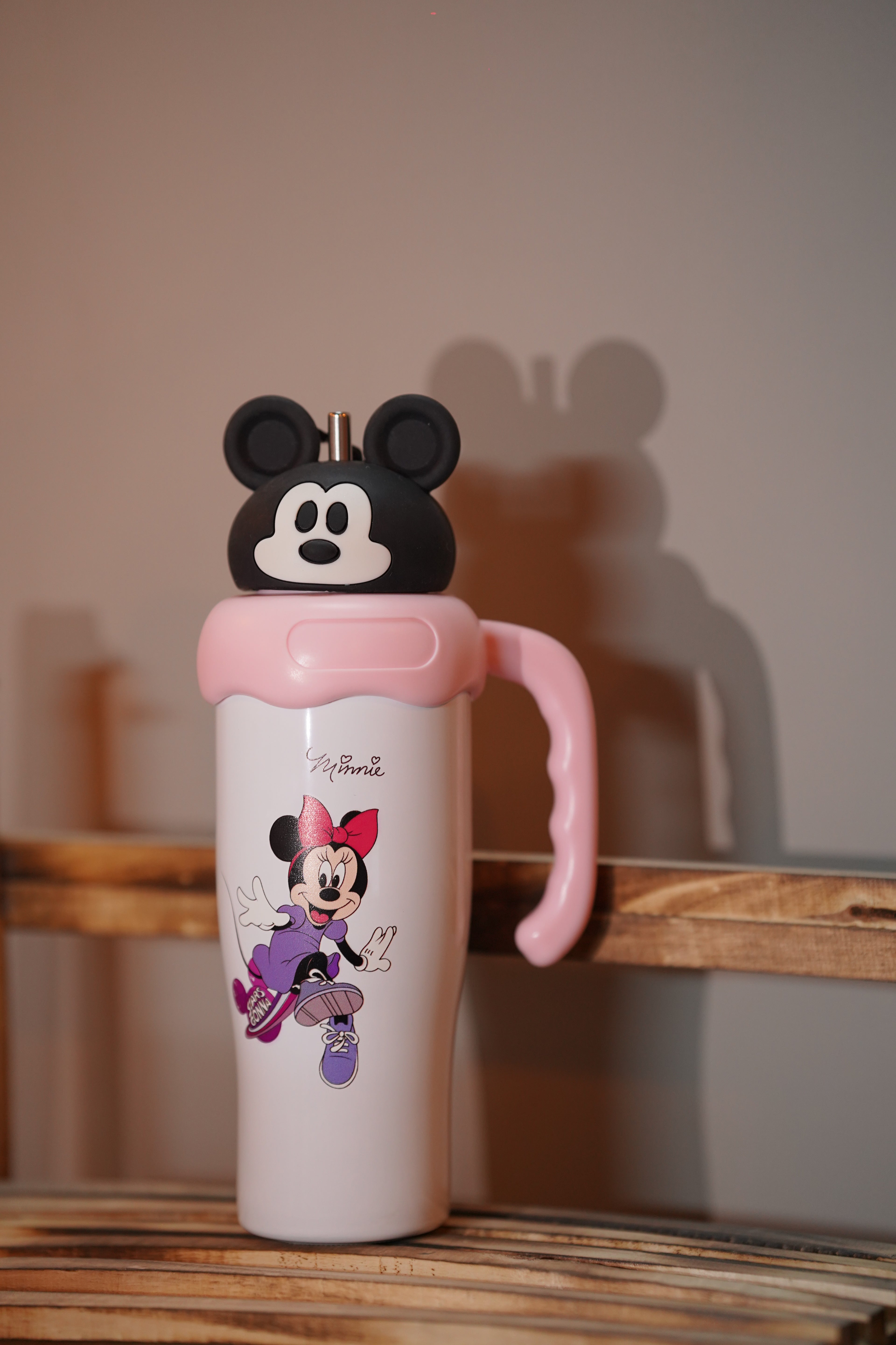 Minnie Mouse Insulated Travel Tumbler with Handle & Straw