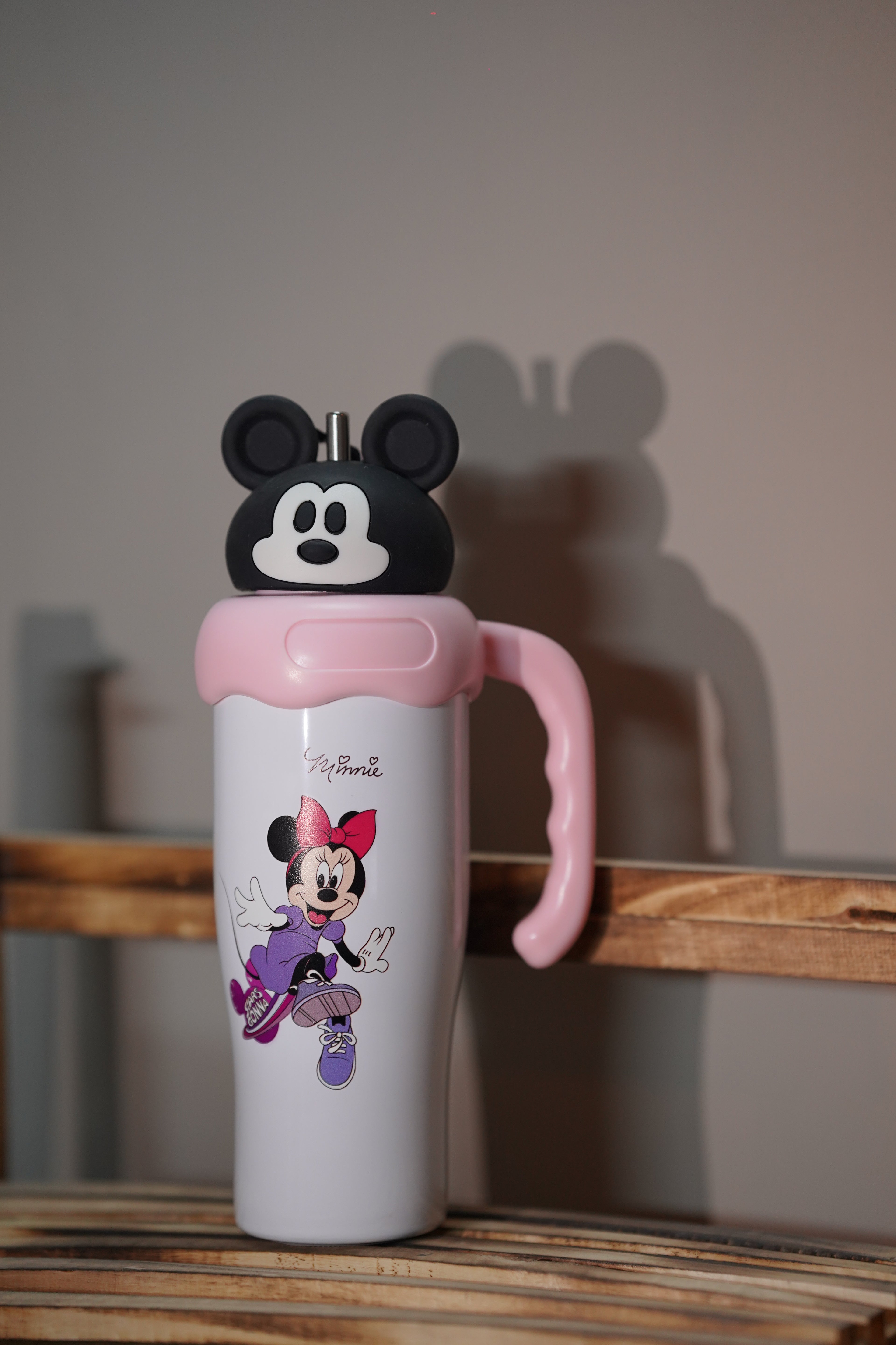 Minnie Mouse Insulated Travel Tumbler with Handle & Straw