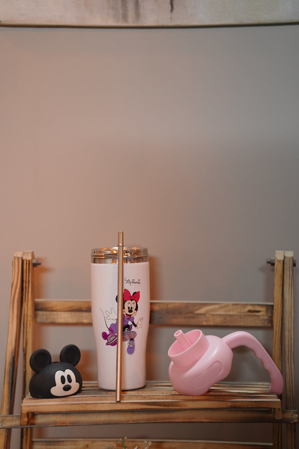 Minnie Mouse Insulated Travel Tumbler with Handle & Straw